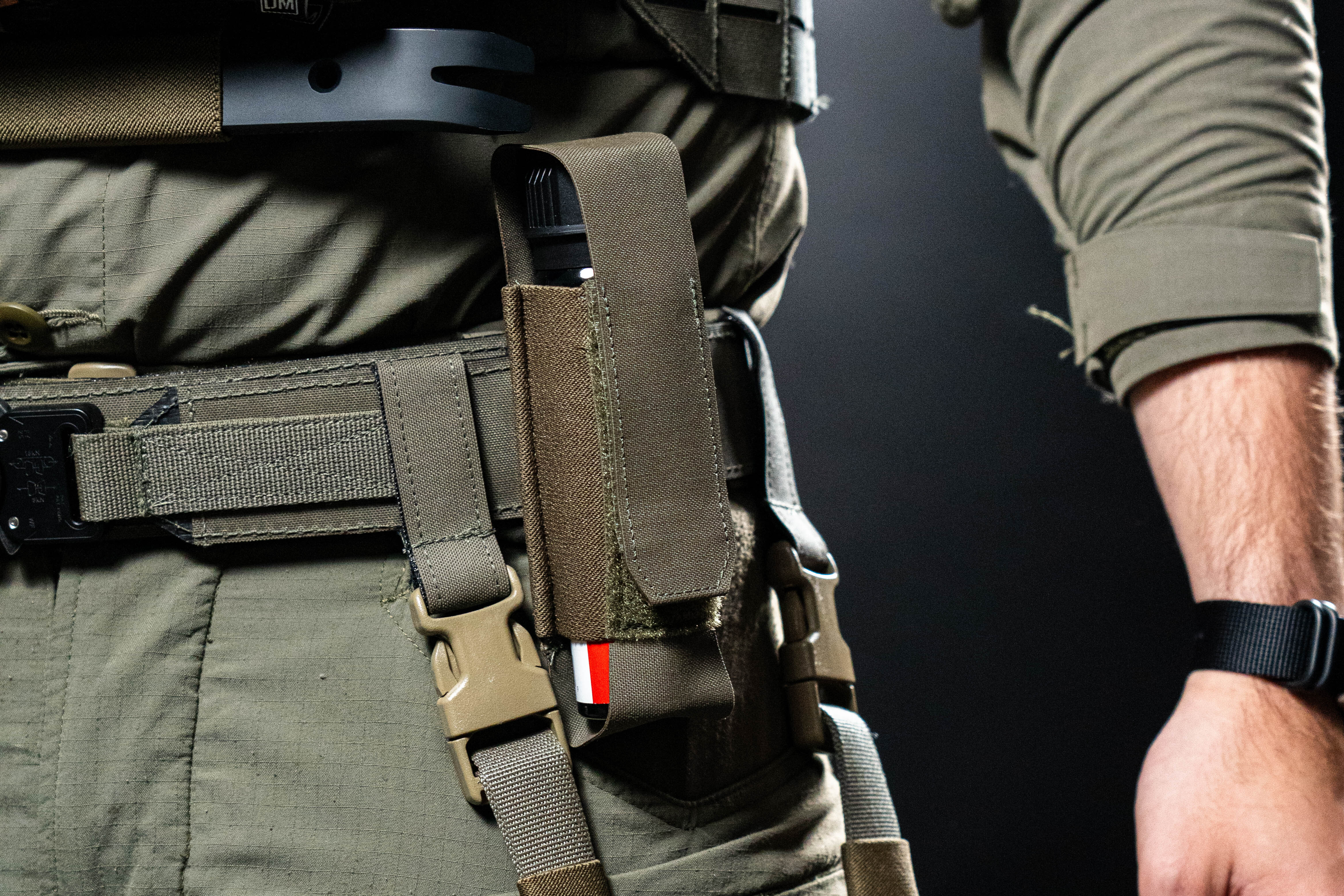 Flapped OC Spray Belt Pouch